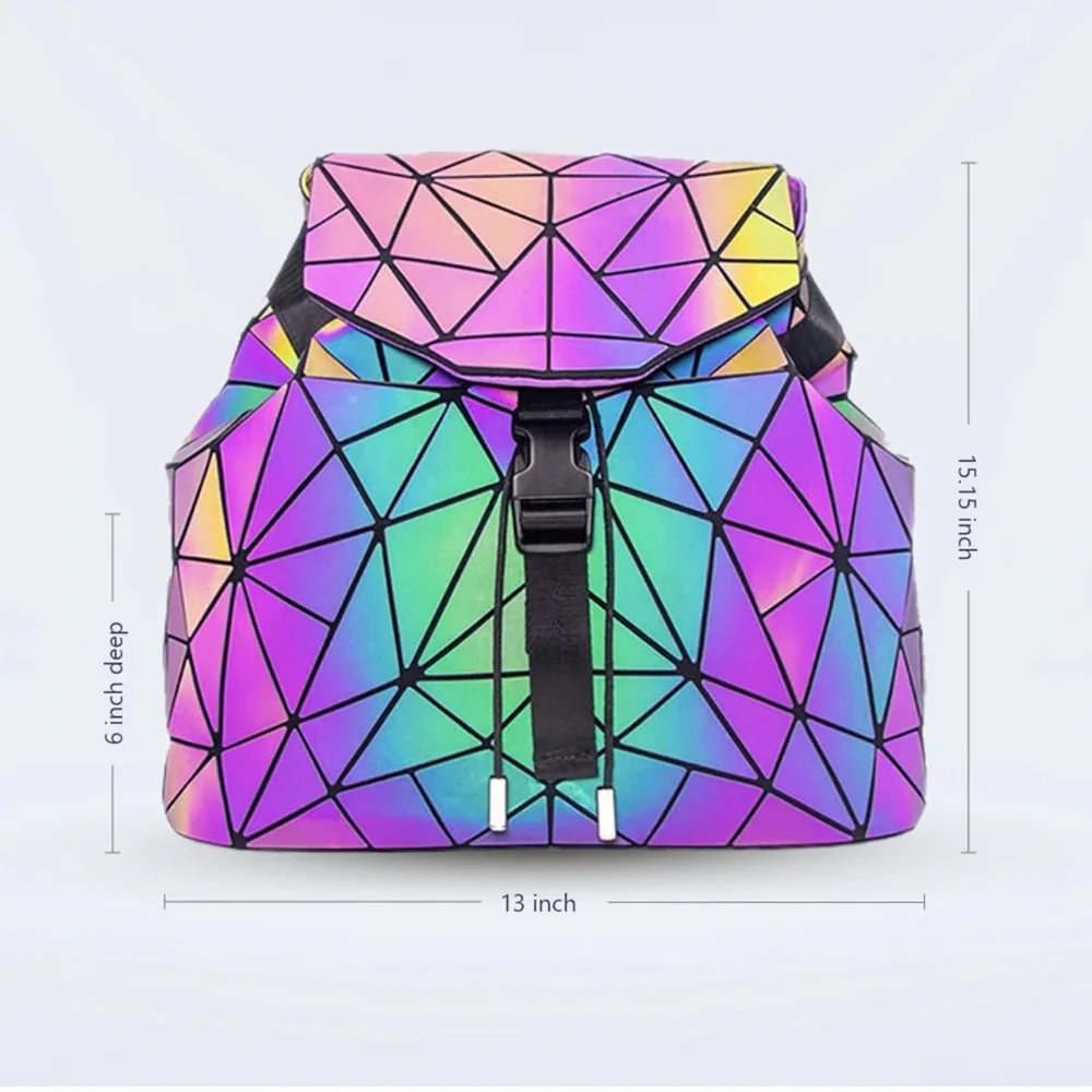 Lumination Holographic Backpack still in bag with tags never been used - Picture 3 of 8